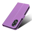 Flip case for Oppo A17, Wallet Smart Magnet, purple