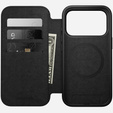 Nomad case for iPhone 17 Pro, Modern Leather Folio, brown