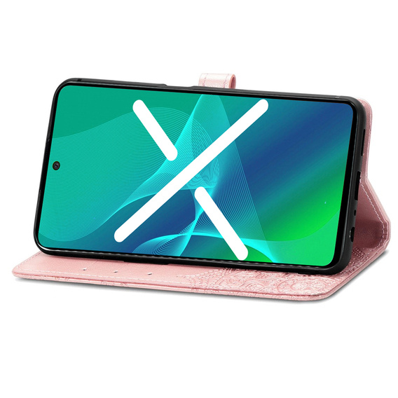 Flip case for Oppo Reno7 Lite, Mandala, pink