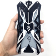 Armored case for ASUS ROG Phone 8 Pro, Aluminum Alloy, black