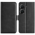 Flip case for Asus Zenfone 9 5G / 10 5G, Wallet PU Leather Case, black