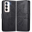 Flip case for Oppo Reno 12, Butterfly, black