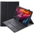 Case + keyboard Lenovo Tab K11 Plus, Leather Pen Slot TouchPad, black