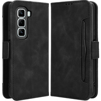 Flip case for Infinix Hot 50 Pro+ 4G, Card Slot, black