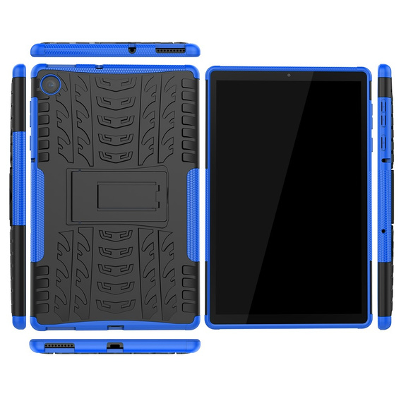Case for Lenovo Tab M10 Plus TB-X606F, Tire Armor, blue
