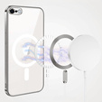 Case for iPhone 7 / 8, Electro MagSafe, silver + Screen Glass