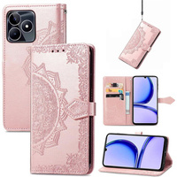 Flip case for Realme Note 50, Mandala, pink