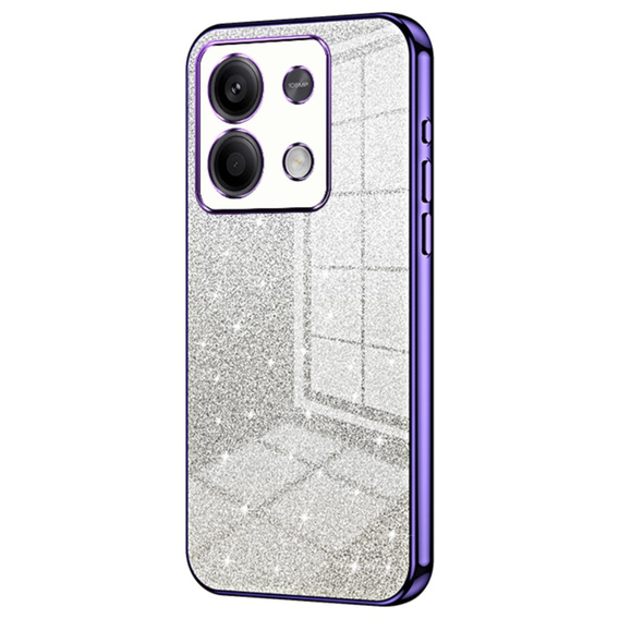 Case for Xiaomi Redmi Note 13 5G, Glitter Case CamShield, purple