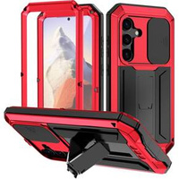Armored case for Samsung Galaxy S24, R-JUST, red