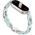 Stainless Steel Watch Strap with Protective Case for Apple Watch, Silver