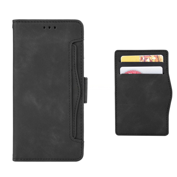 Flip case for Oppo Reno 13, Card Slot, black