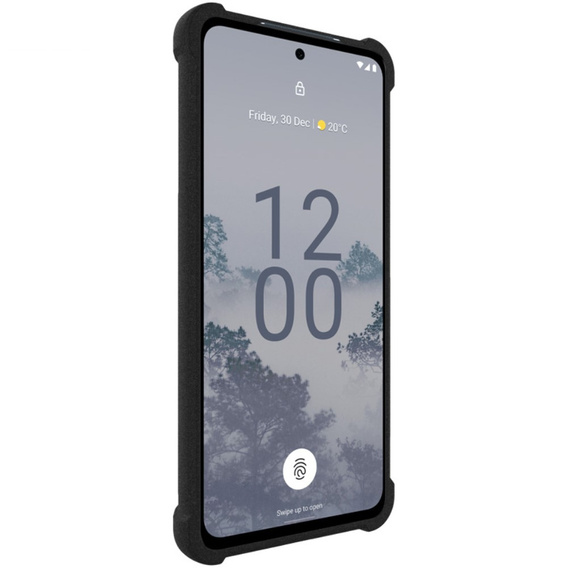 IMAK case for Nokia X30 5G, Dropproof, black