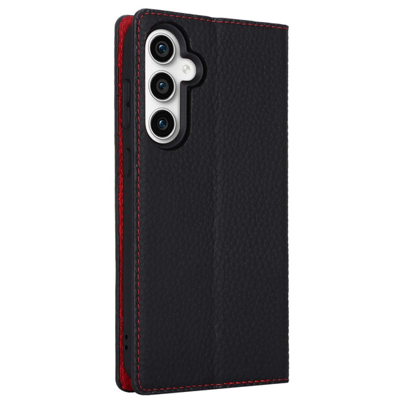 Flip case for Samsung Galaxy A25 5G, Litchi Skin Grain, black