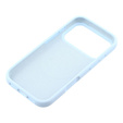 Silicone sleeve for iPhone 17 Pro Max, for MagSafe, anti-shock, blue