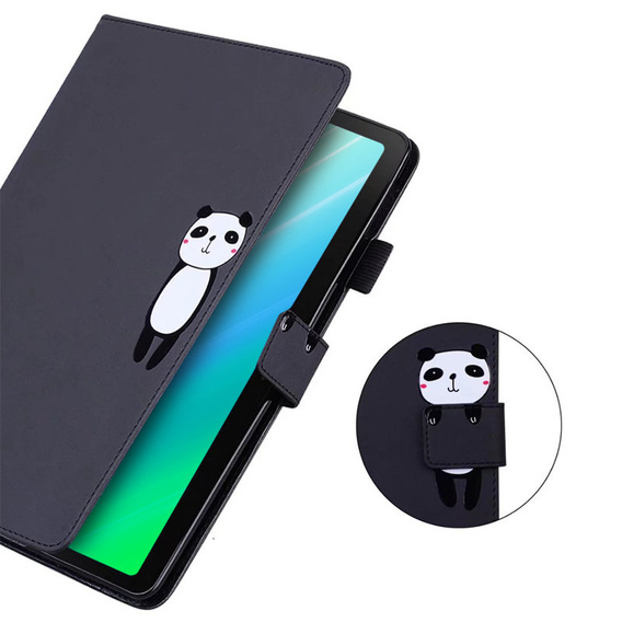 Case for iPad 10.2" 2021/2020/2019 (9/8/7 gen.), with flap, animal, black