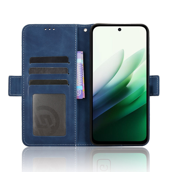 Flap case for Xiaomi Redmi 15 5G / 4G, Card Slot, wallet, navy blue