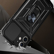 Case for iPhone 12, CamShield Slide, black