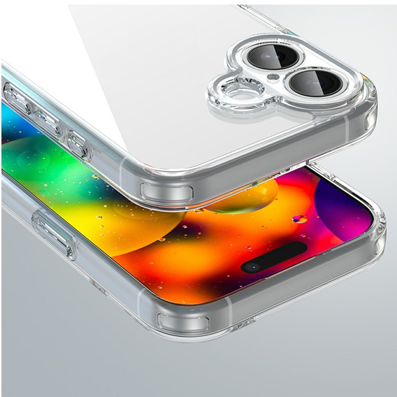 Case for iPhone 17, with camera cover, transparent
