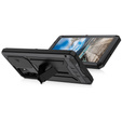 Armored case for Samsung Galaxy S22 Ultra 5G, R-JUST CamShield Slide, black