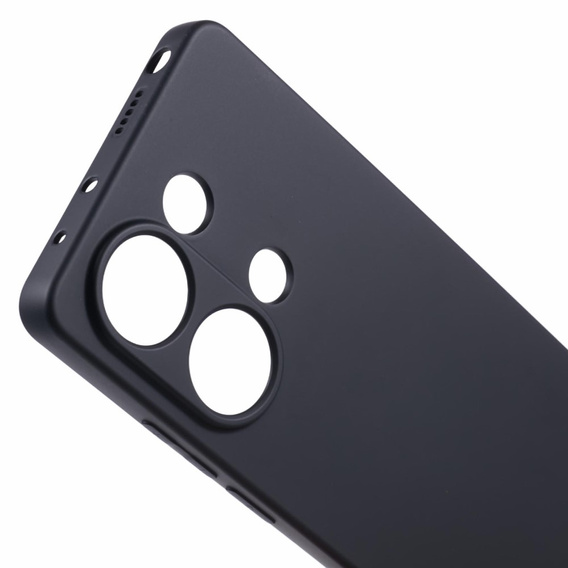 Case for Xiaomi Redmi Note 13 Pro 4G / Xiaomi Redmi Note 14S / Xiaomi Poco M6 Pro 4G, Silicone Lite, black