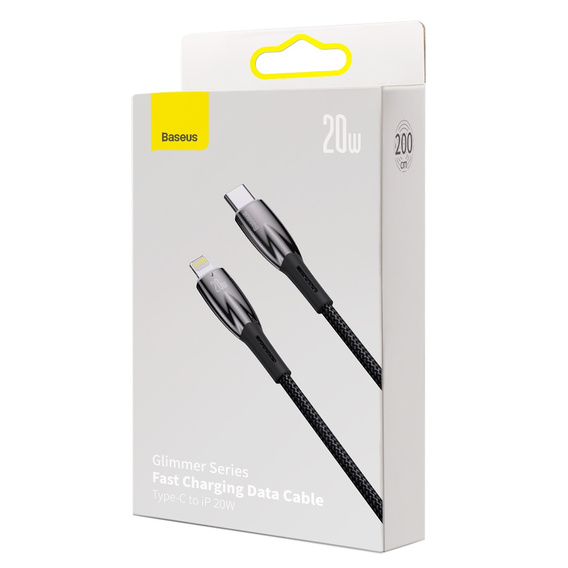 Baseus Glimmer USB-C to Lightning 20W 2m cable for iPhone