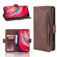 Flip case for Xiaomi Redmi Note 8 Pro, Card Slot, brown