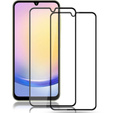 Amorus Full Glue Tempered Glass for Samsung Galaxy A25 5G, black frame
