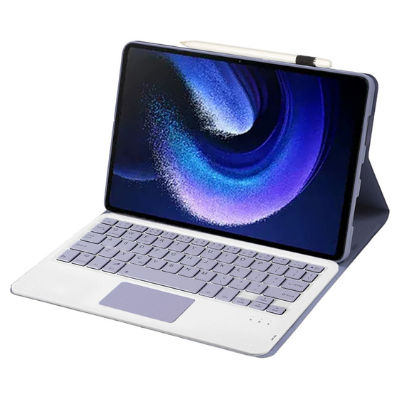 Case + keyboard Xiaomi Pad 6 / 6 Pro, Touchpad, purple