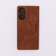 Case for Oppo A78 5G, ERBORD Vintage, wallet with flap, brown