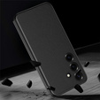 Smart View Window Leather Case for Samsung Galaxy S26, black