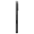 Spigen Enzo Aramid MagSafe case for iPhone 17, carbon black / silver