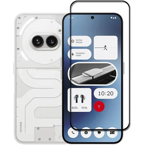 3D Tempered Glass for Nothing Phone 2a, black frame