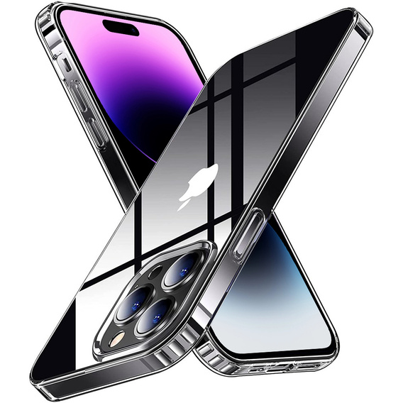 Case for iPhone 14 Pro, Fusion Hybrid, transparent