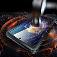 Case for Samsung Galaxy S25 Ultra, Shockproof, with glass, for MagSafe, black