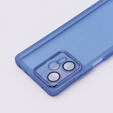 Case for Xiaomi Poco F5, Fusion Hybrid, transparent / blue