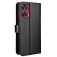 Flip case for Motorola Edge 50 Fusion 5G, Crazy Horse Wallet, black