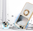 Case for Samsung Galaxy Z Flip7 FE / Z Flip6, Electro Ring, white