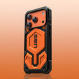 Urban Armor Gear case for iPhone 17 Pro Max, Monarch Pro MagSafe, Orange