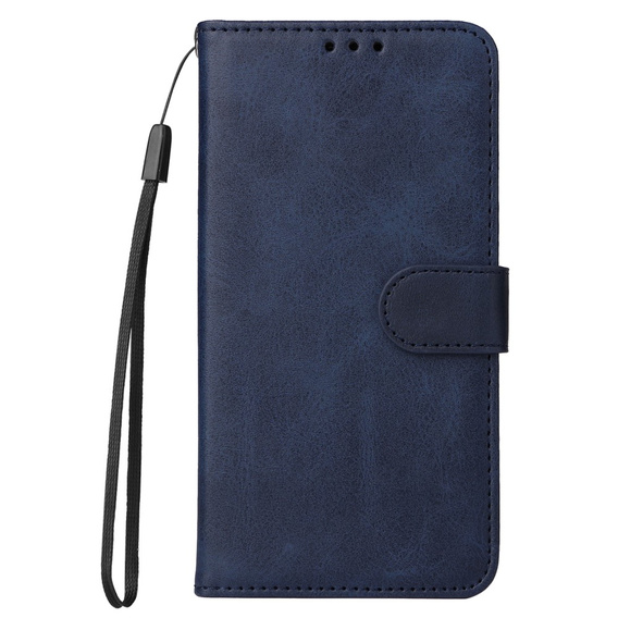 Flip case for Samsung Galaxy A34 5G, Leather Wallet, dark blue