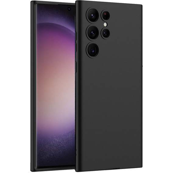 Case for Samsung Galaxy S23 Ultra, GKK Slim CamShield, black