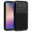 Love Mei Case for Samsung Galaxy A54 5G, armored with glass, black