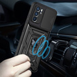 Case for Oppo Reno 6 5G, CamShield Slide, black