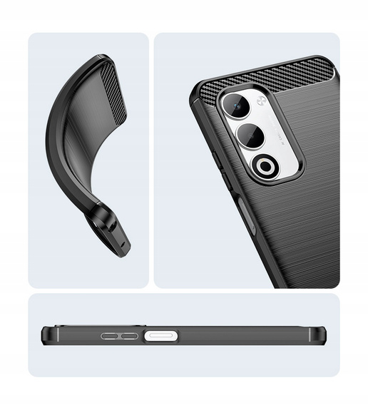 Case for Oppo A5 5G / A5m, Carbon, black