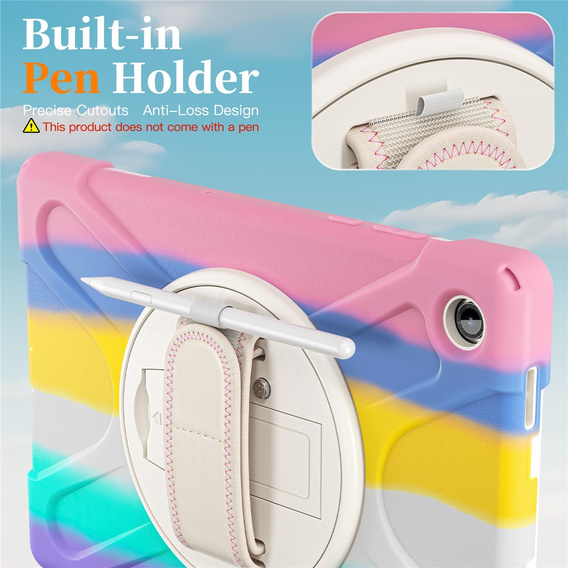 Armoured case with stand and shoulder strap for Samsung Galaxy Tab A11+