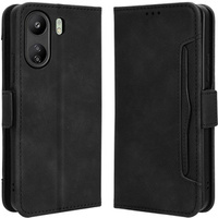 Flip case for Xiaomi Redmi 13C / Poco C65, Card Slot, black