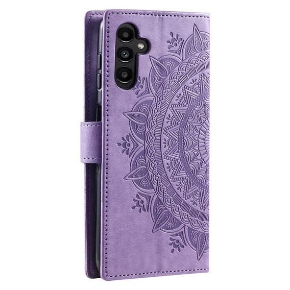 Flip case for Samsung Galaxy A55 5G, Mandala Flower, green