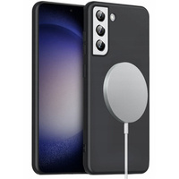 Case for Samsung Galaxy S23, Silicone MagSafe, black