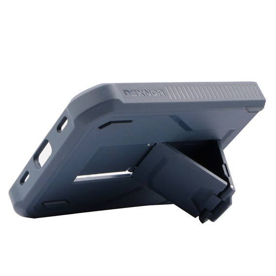 Armored case for Samsung Galaxy Z Flip 4 5G, Dexnor Clip Holder, navy blue