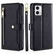 Flip case for Motorola Moto G73 5G, Wallet Zipper Pocket, black