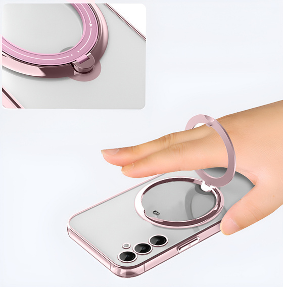 Magnetic Case for Samsung Galaxy S25+ Plus, for MagSafe, pink